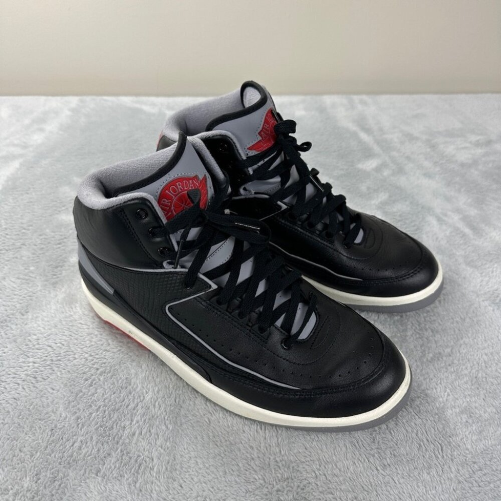 Air Jordan 2 Retro High Black Cement
